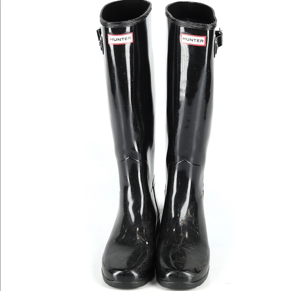 HUNTER Women's Original Refined Gloss Boots - Picture 2 of 10